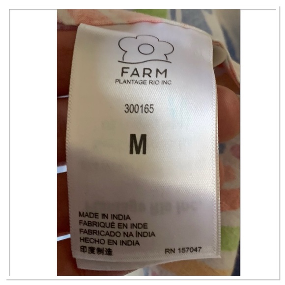 NWT Farm Rio Mixed Color Birds Balls Maxi Dress Red Multicolor Medium - Picture 13 of 15